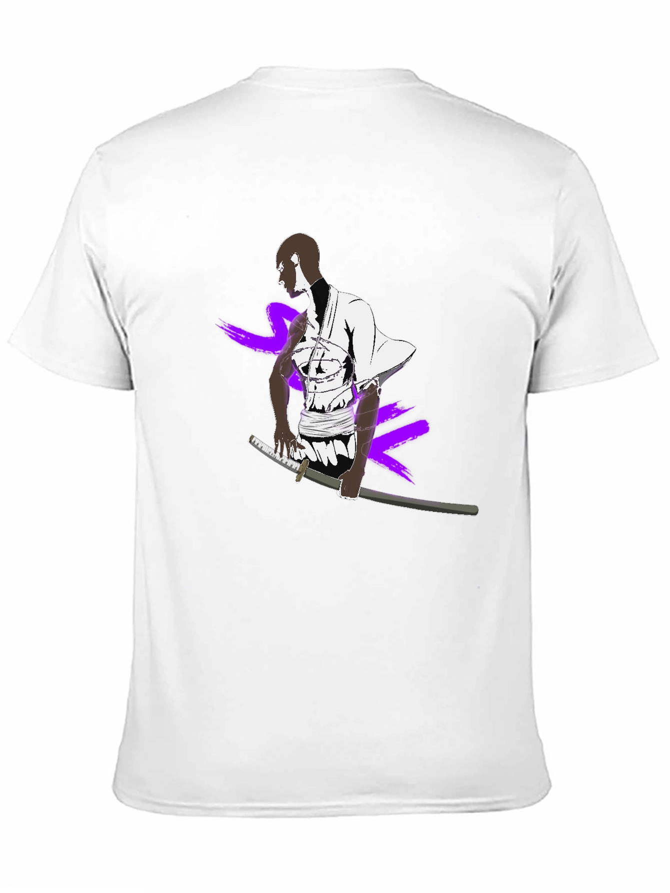 Samurai Graphic Black T-Shirt