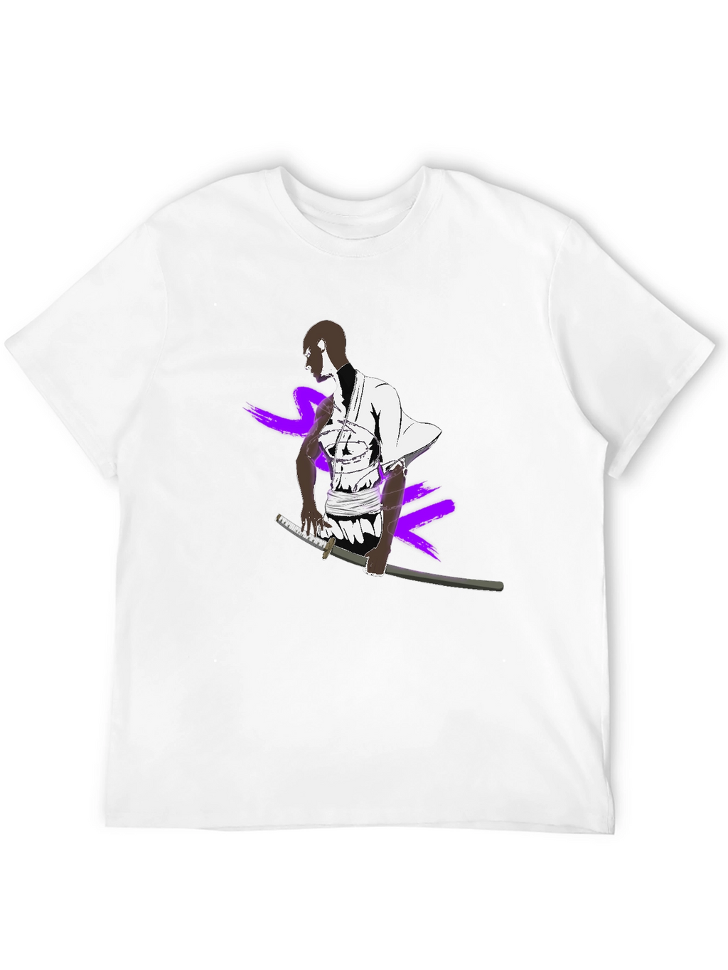 Samurai Graphic Black T-Shirt
