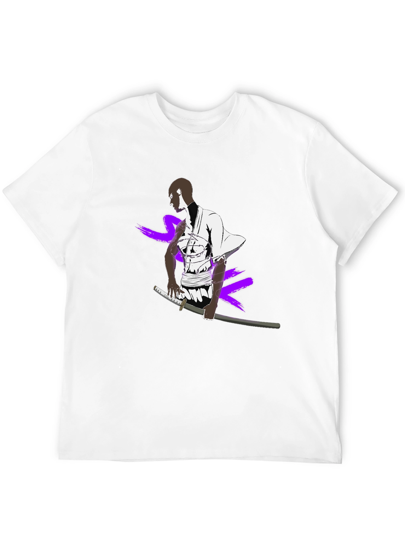 Samurai Graphic Black T-Shirt
