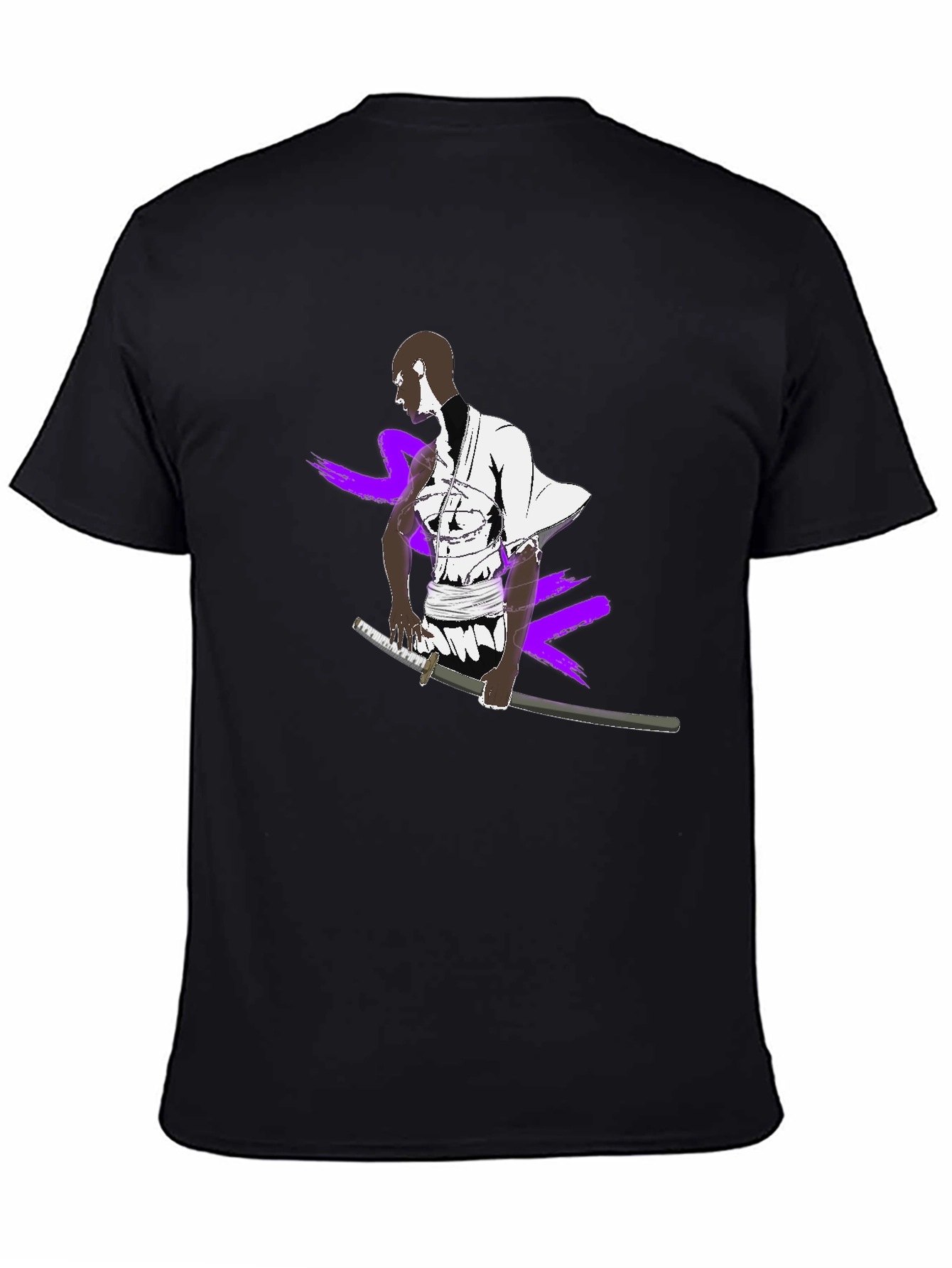 Samurai Graphic Black T-Shirt