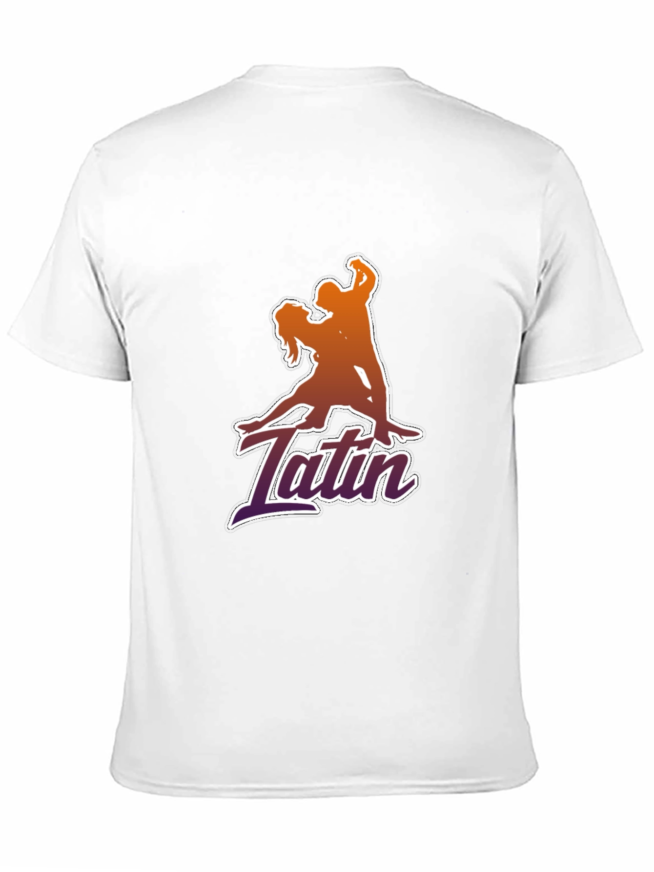 Latin Dance Graphic Tee - Stylish Black T-Shirt