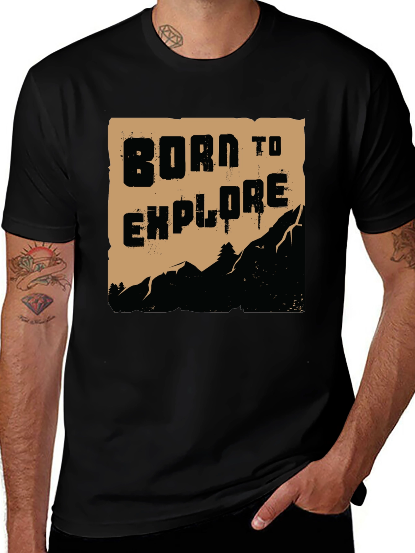 Born to Explore Graphic Tee - Adventure Awaits