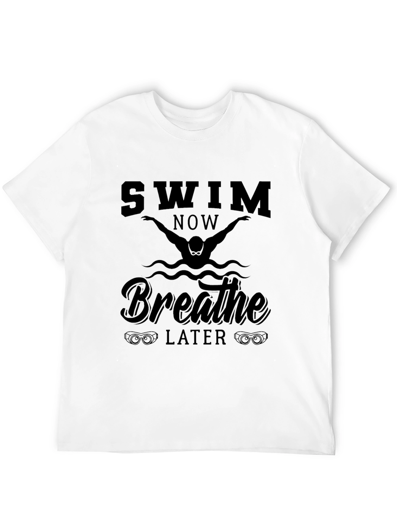 Swim Now Breathe Later Graphic Tee