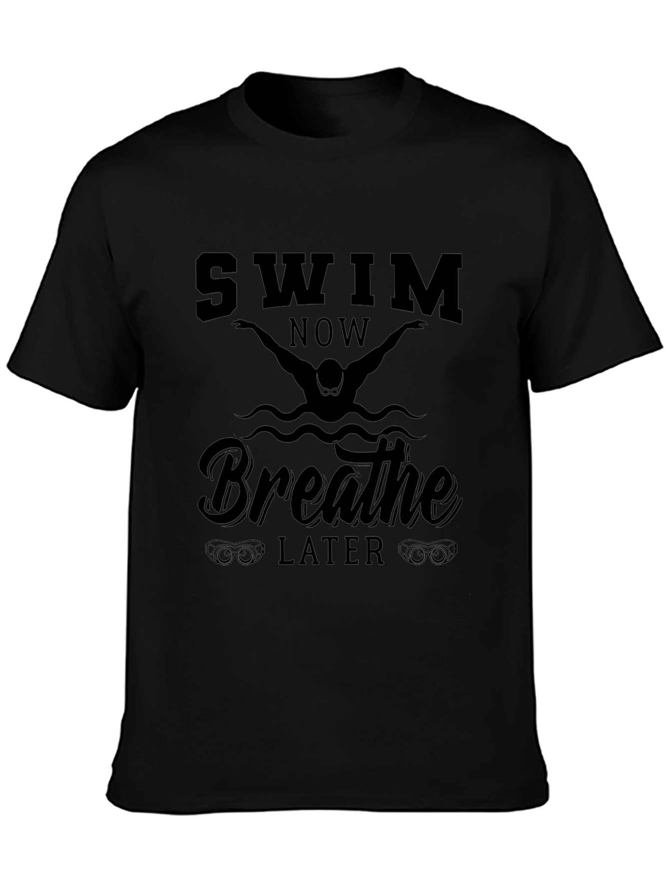 Swim Now Breathe Later Graphic Tee