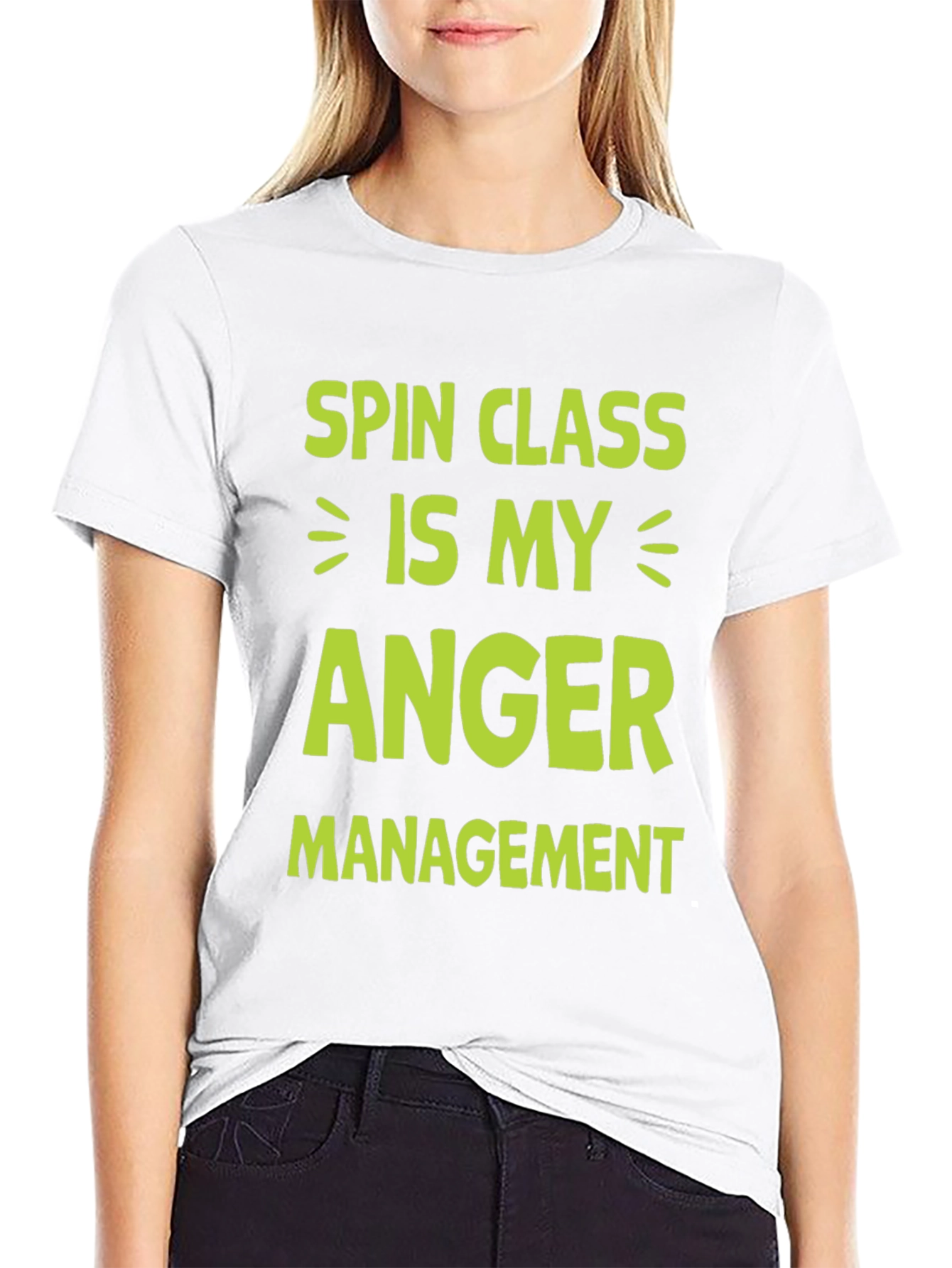 Spin Class Anger Management Graphic Tee