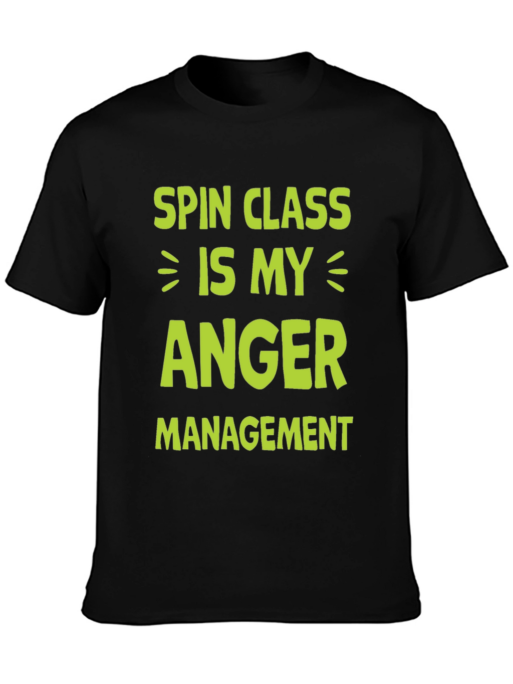 Spin Class Anger Management Graphic Tee