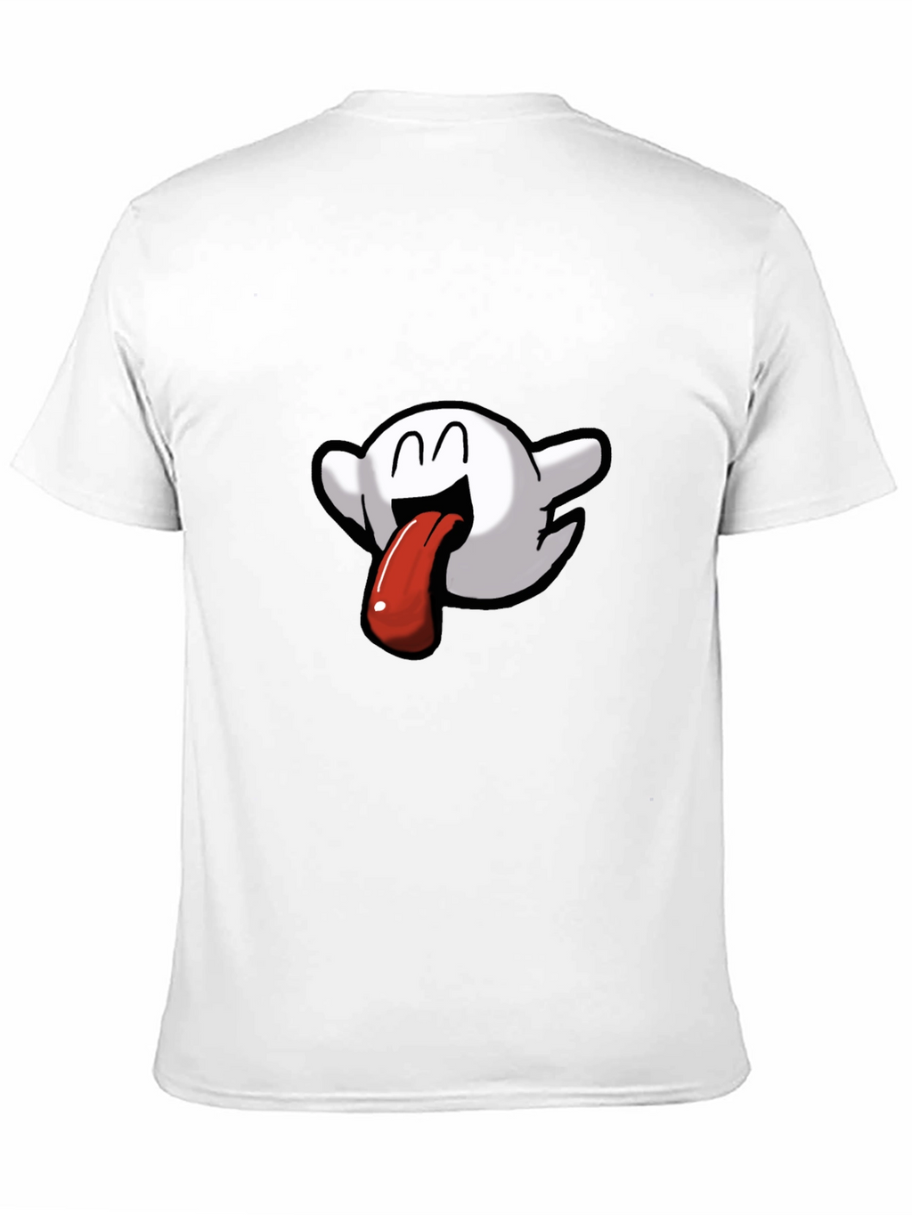 Boo Tongue T-Shirt - Quirky Black Tee