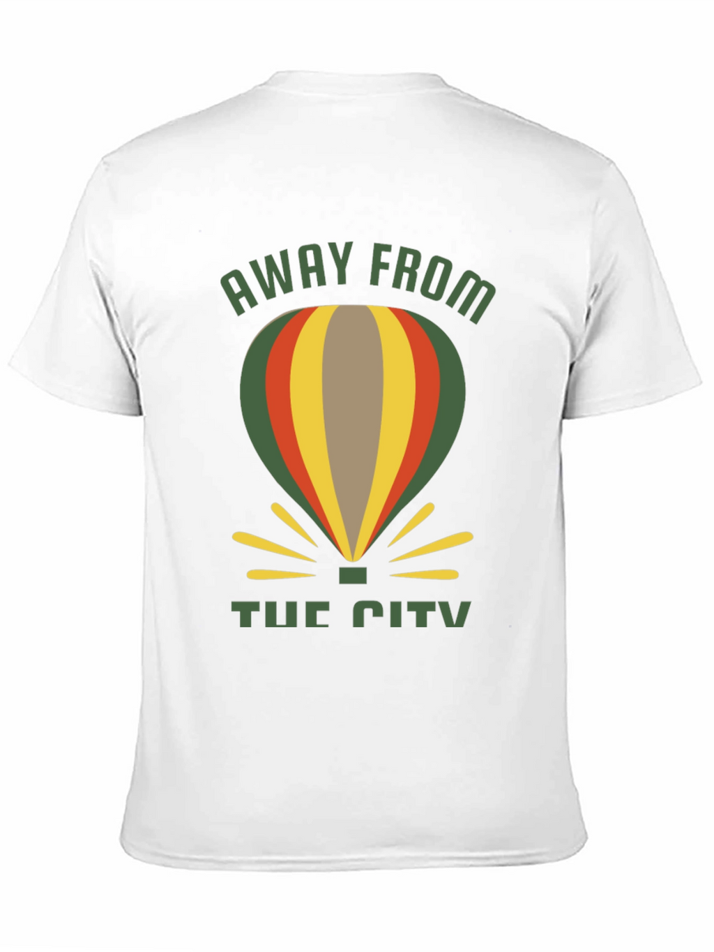 Away From The City Hot Air Balloon T-Shirt