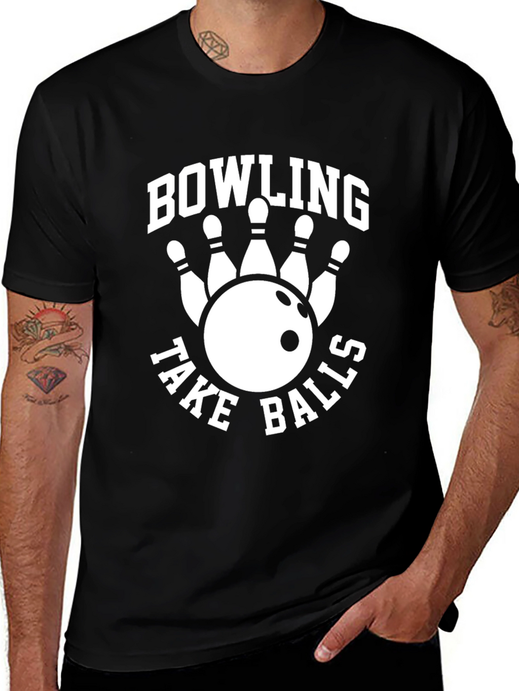 Bowling Strike Balls T-Shirt - Funny Bowling Tee