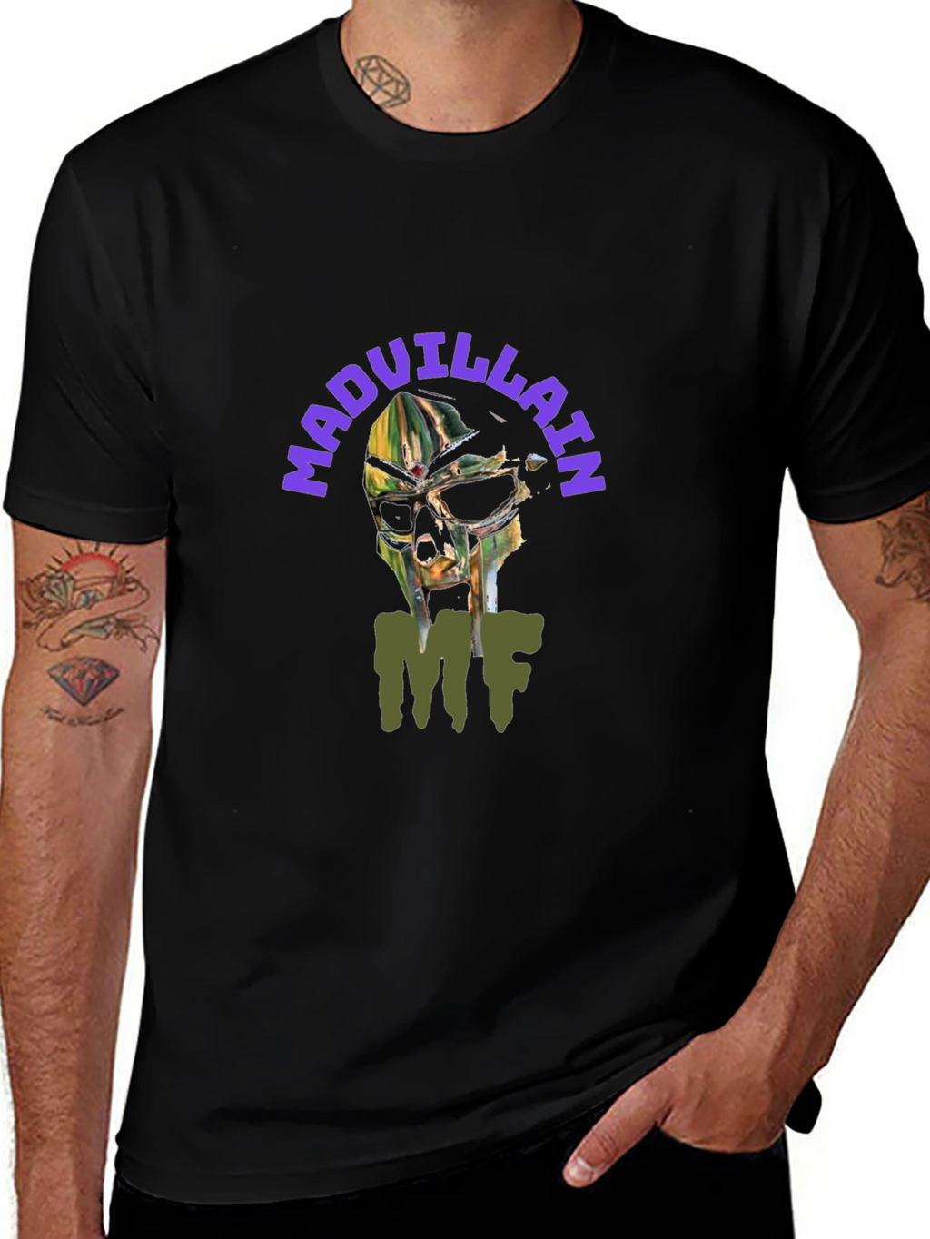 MadVillain MF Doom T-Shirt - Black Graphic Tee