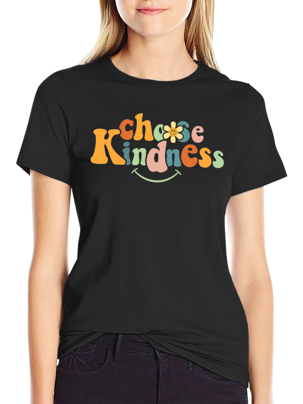 Choose Kindness Graphic Tee - Retro Style
