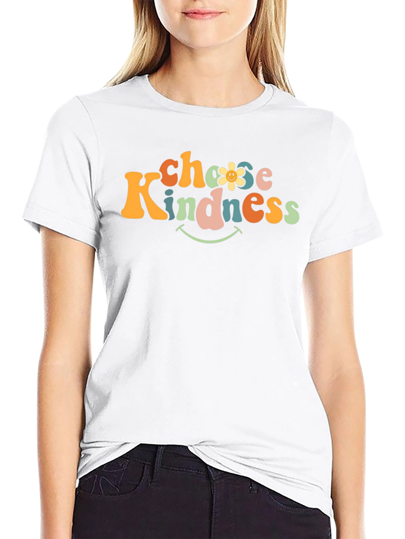 Choose Kindness Graphic Tee - Retro Style