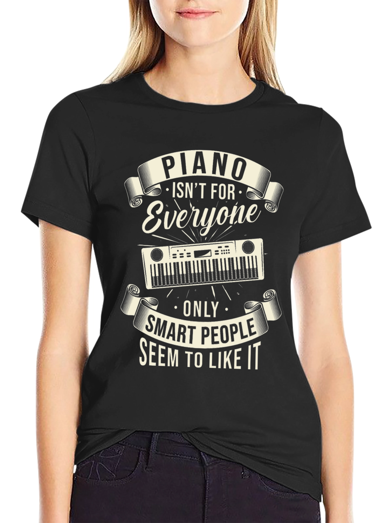 Piano Smart People T-Shirt