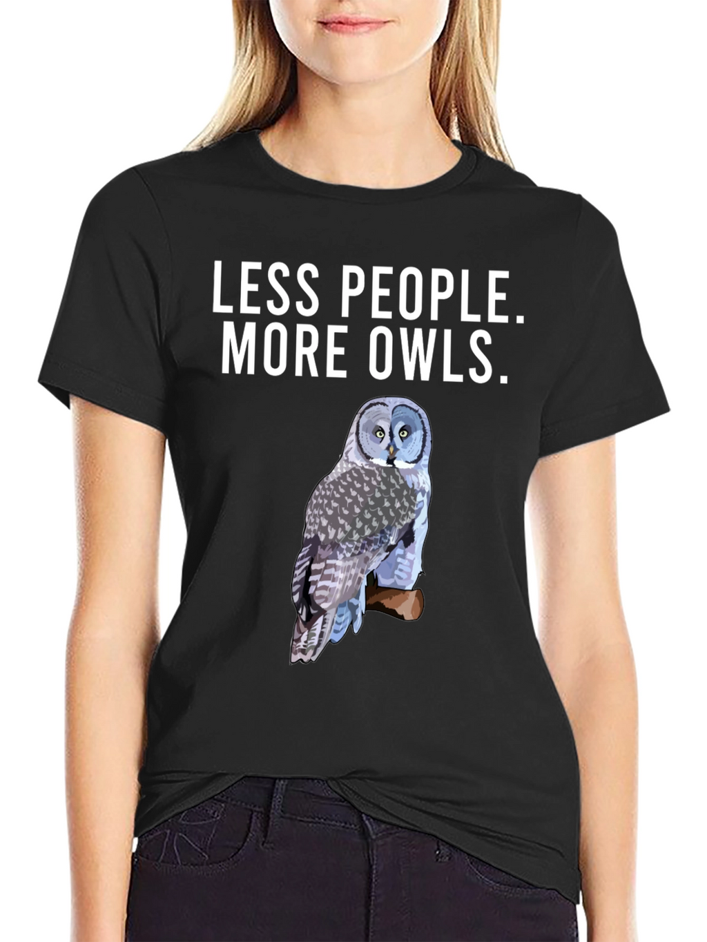 Less People More Owls T-Shirt