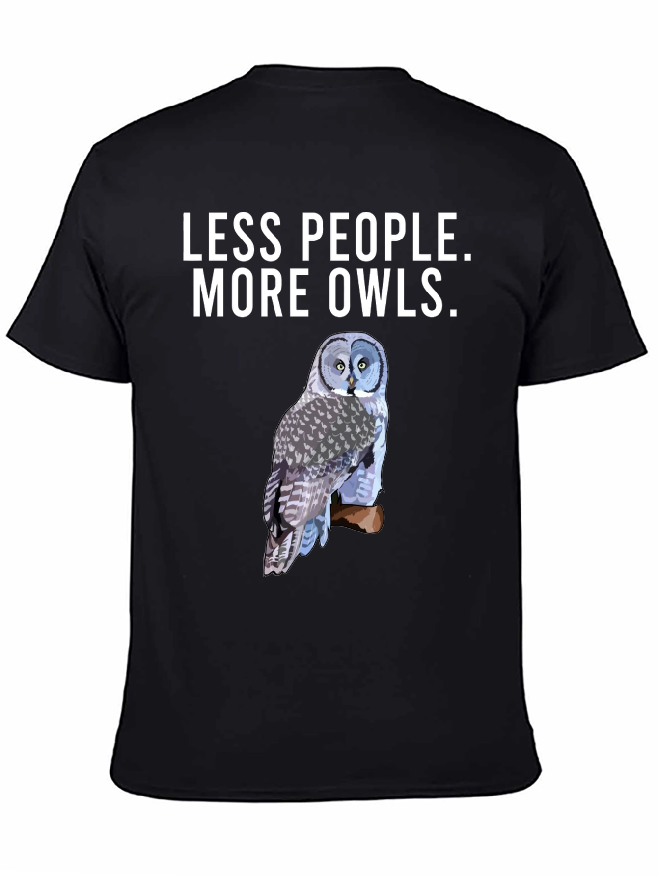 Less People More Owls T-Shirt