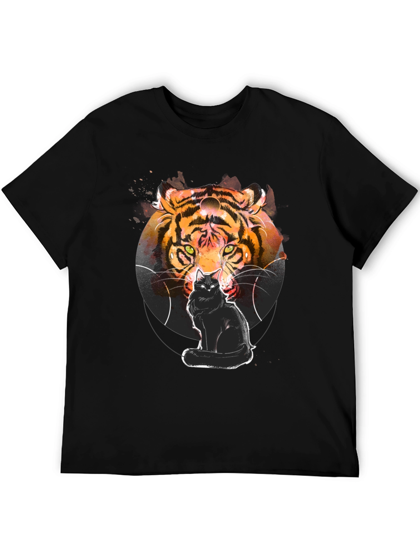 Tiger Cat Graphic T-Shirt