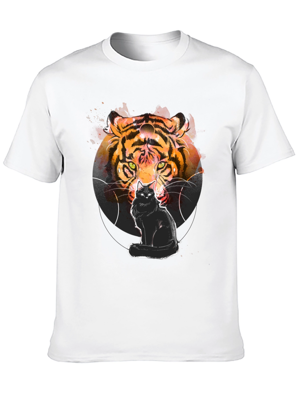 Tiger Cat Graphic T-Shirt