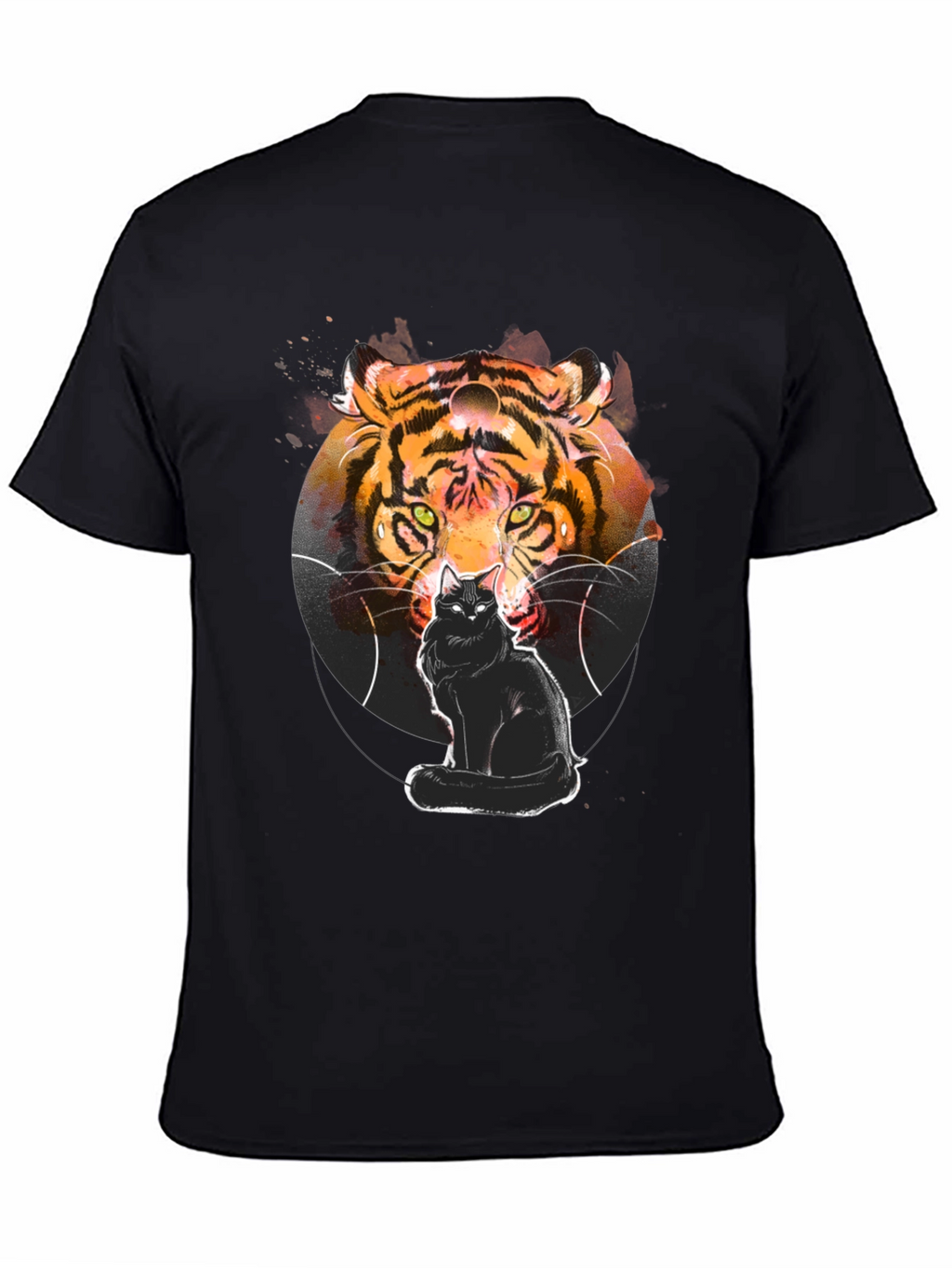 Tiger Cat Graphic T-Shirt