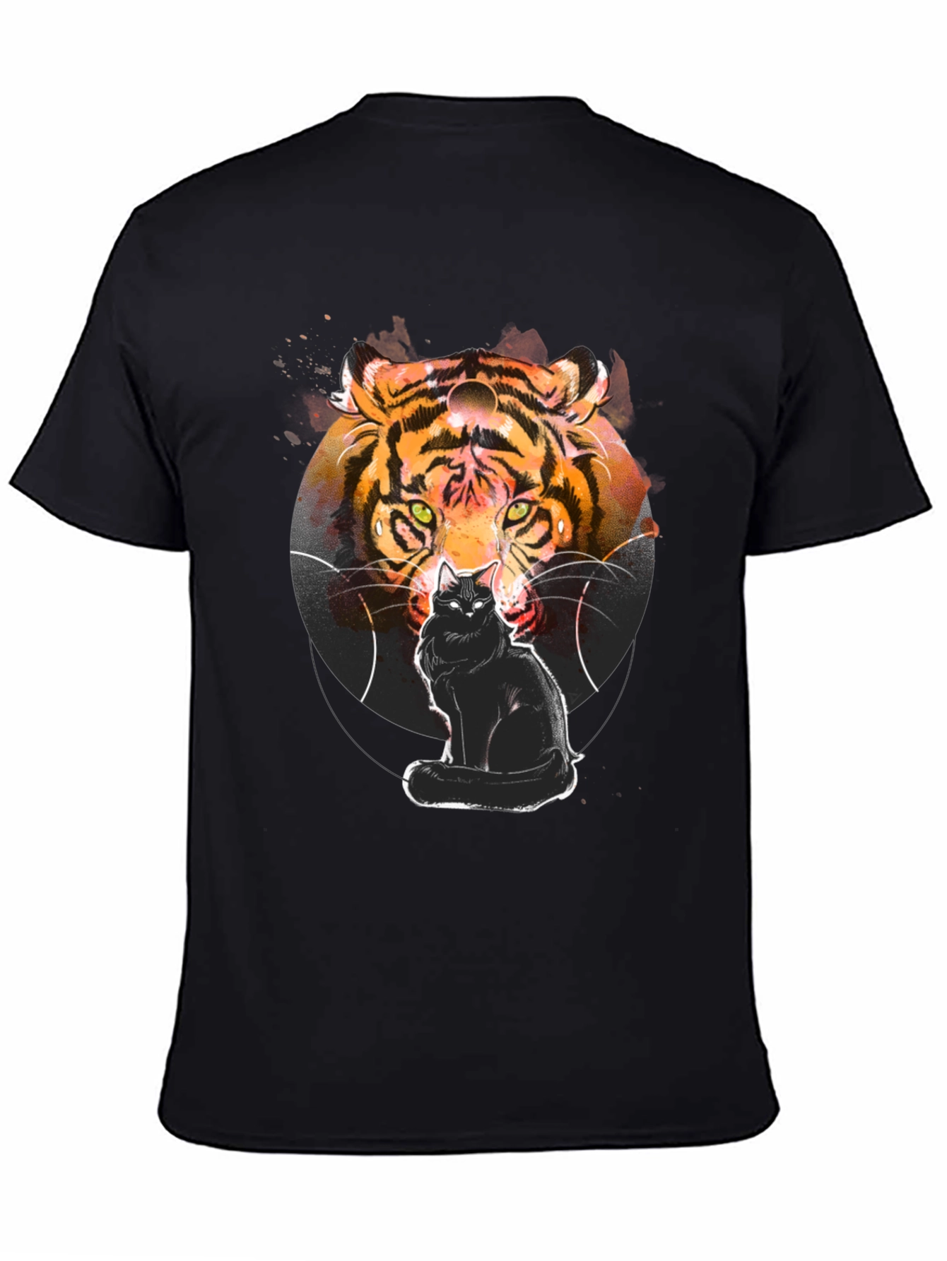 Tiger Cat Graphic T-Shirt