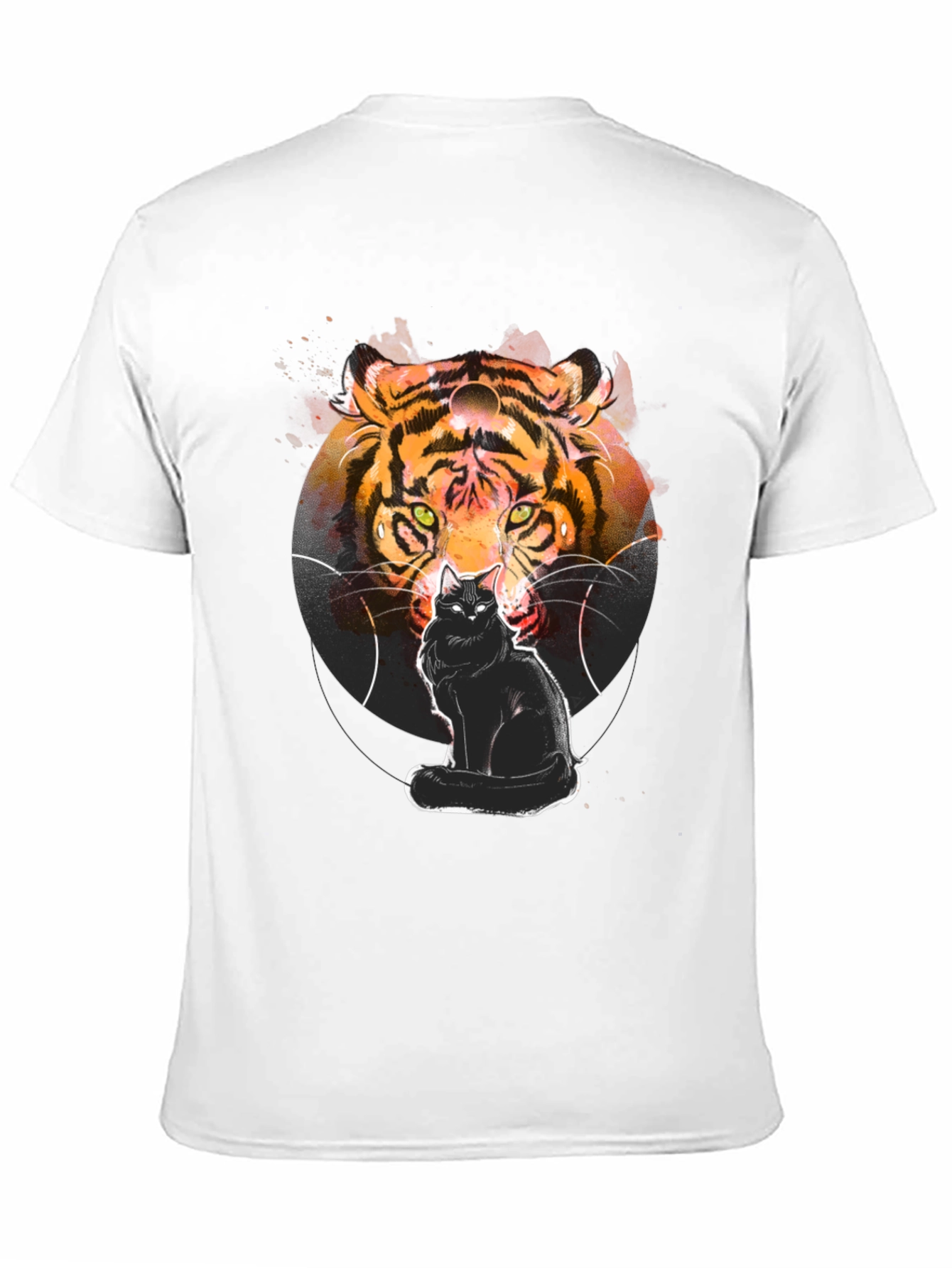 Tiger Cat Graphic T-Shirt