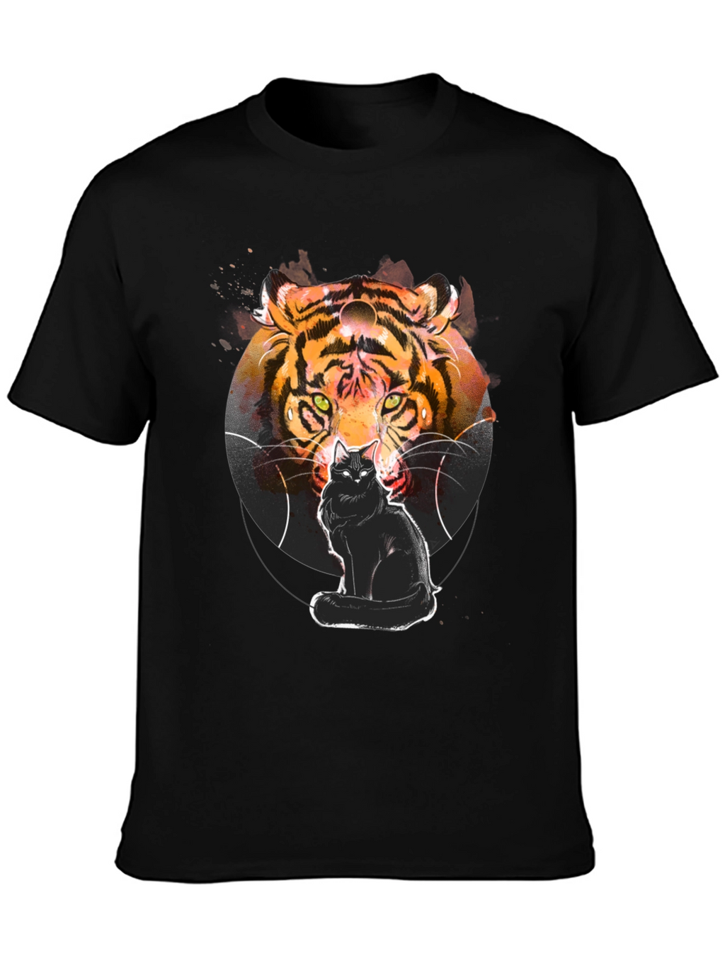 Tiger Cat Graphic T-Shirt