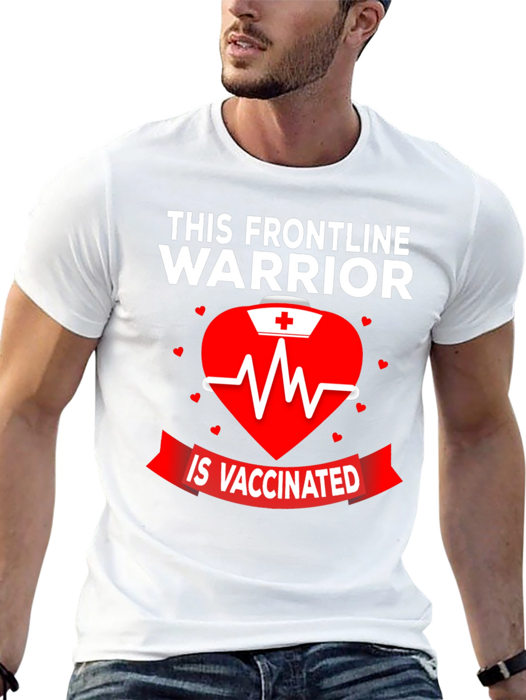 Frontline Warrior Vaccinated Graphic Tee
