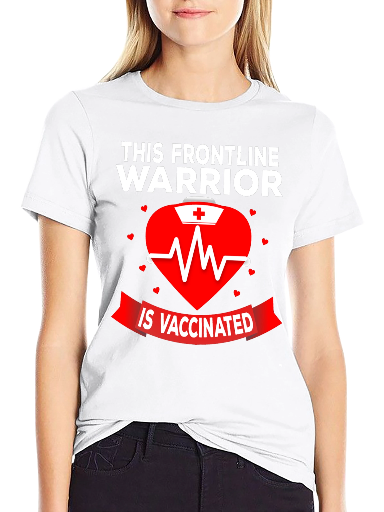 Frontline Warrior Vaccinated Graphic Tee