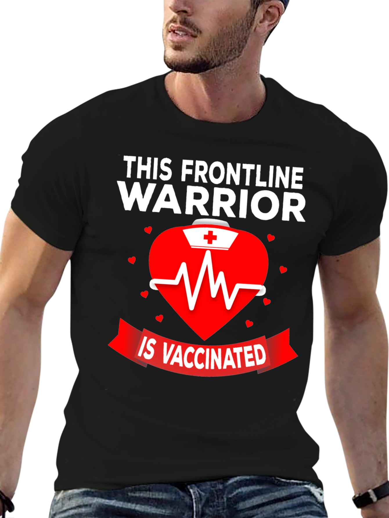 Frontline Warrior Vaccinated Graphic Tee