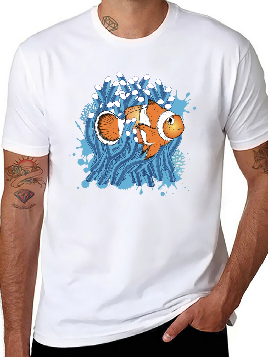 Clownfish Graphic Print T-Shirt