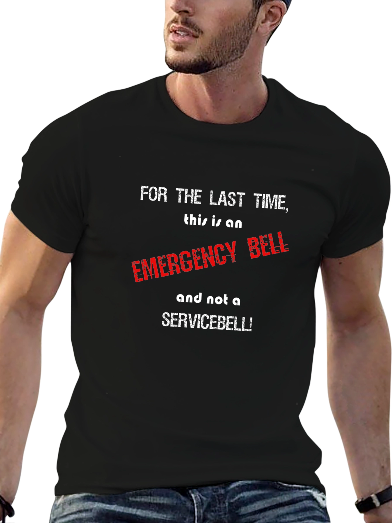 Emergency Bell T-Shirt - Funny Sarcastic Tee