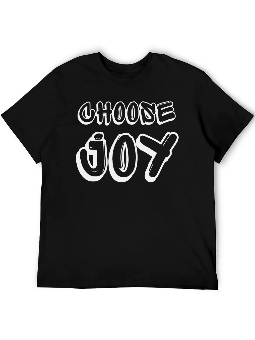 Choose Joy Black T-Shirt for Men