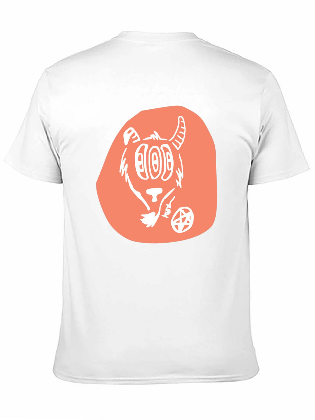 Graphic Tee - Cartoon Goat Design