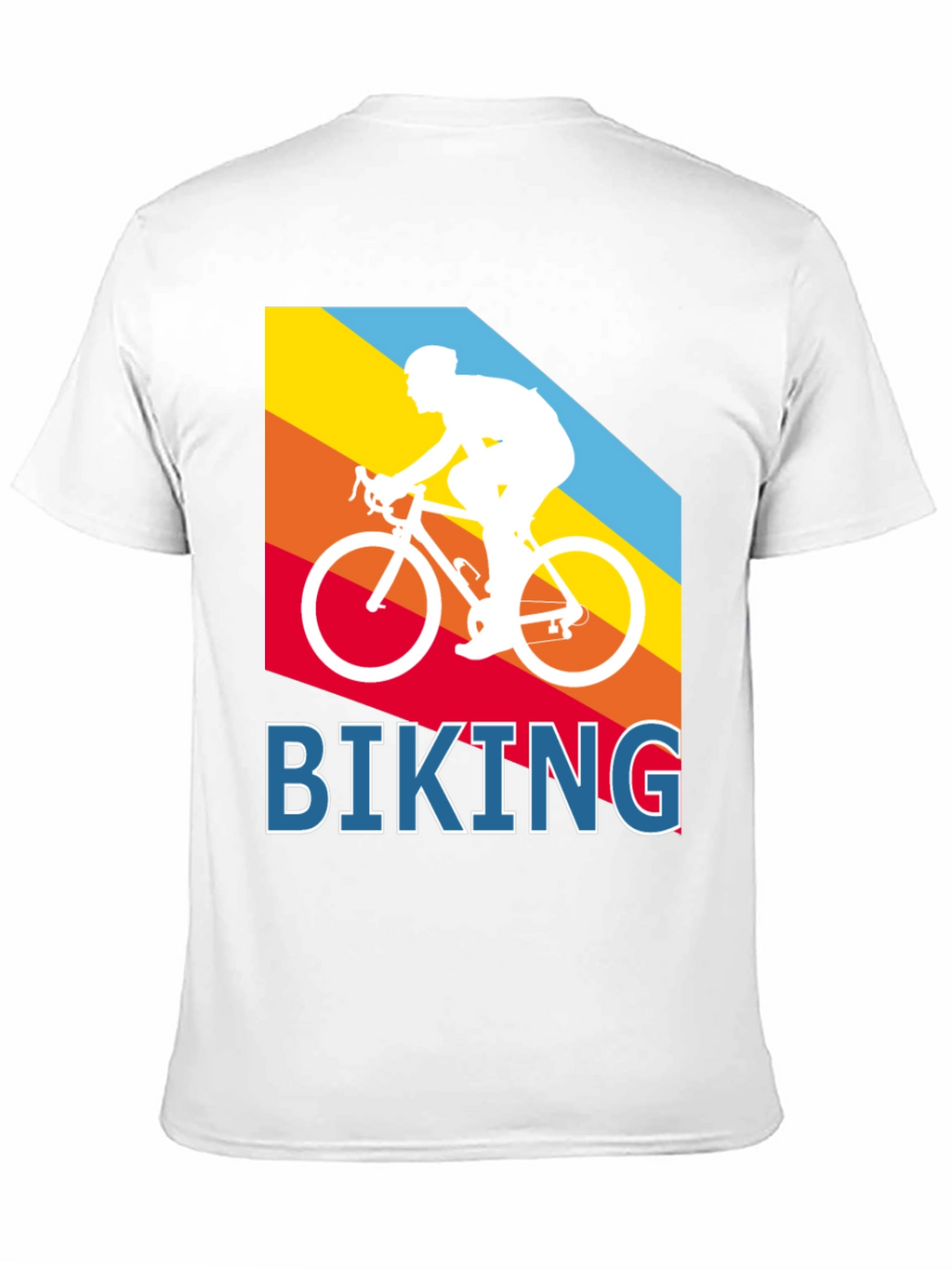 Mens Biking T-Shirt - Cycling Graphic Tee