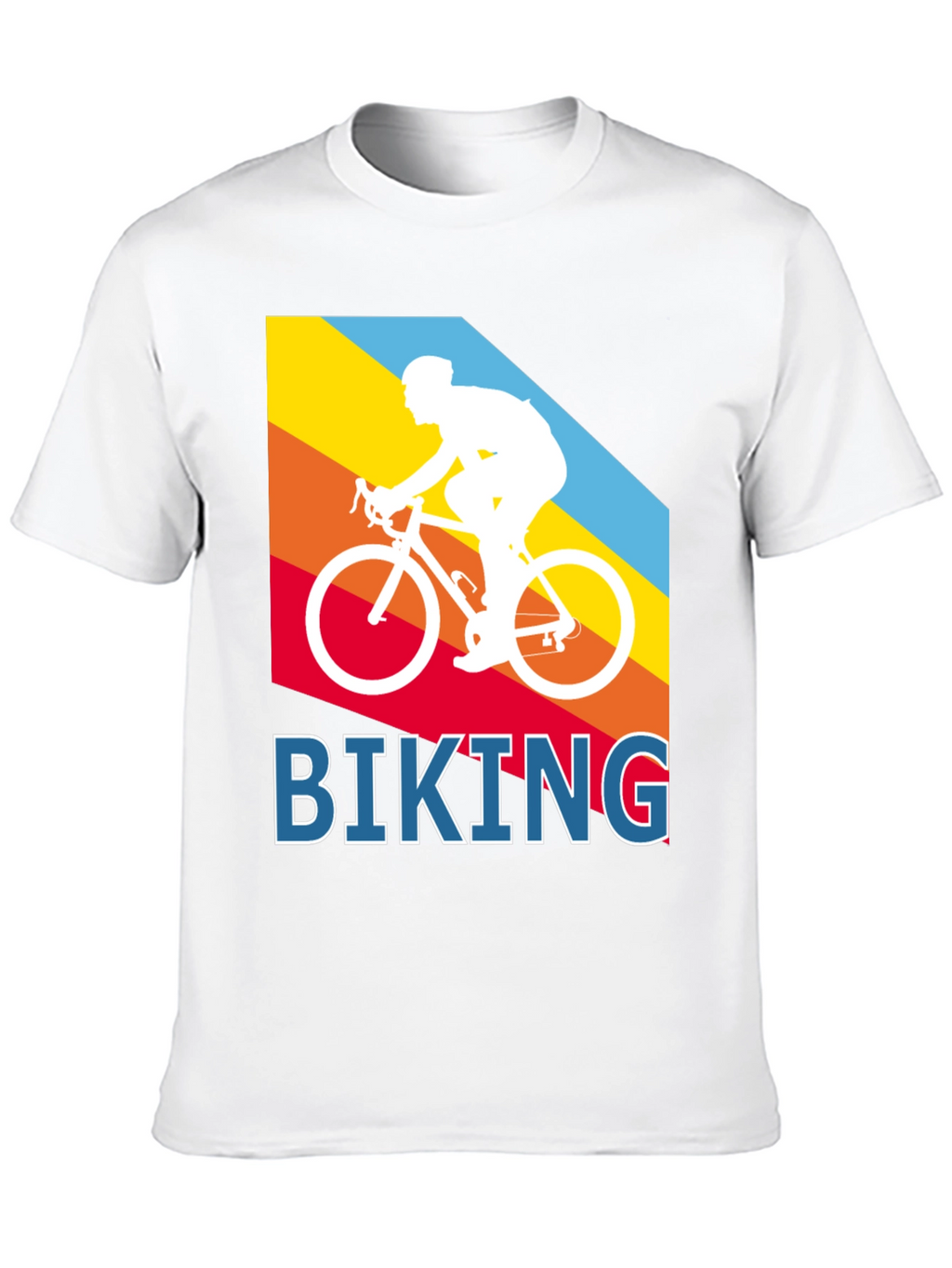 Mens Biking T-Shirt - Cycling Graphic Tee