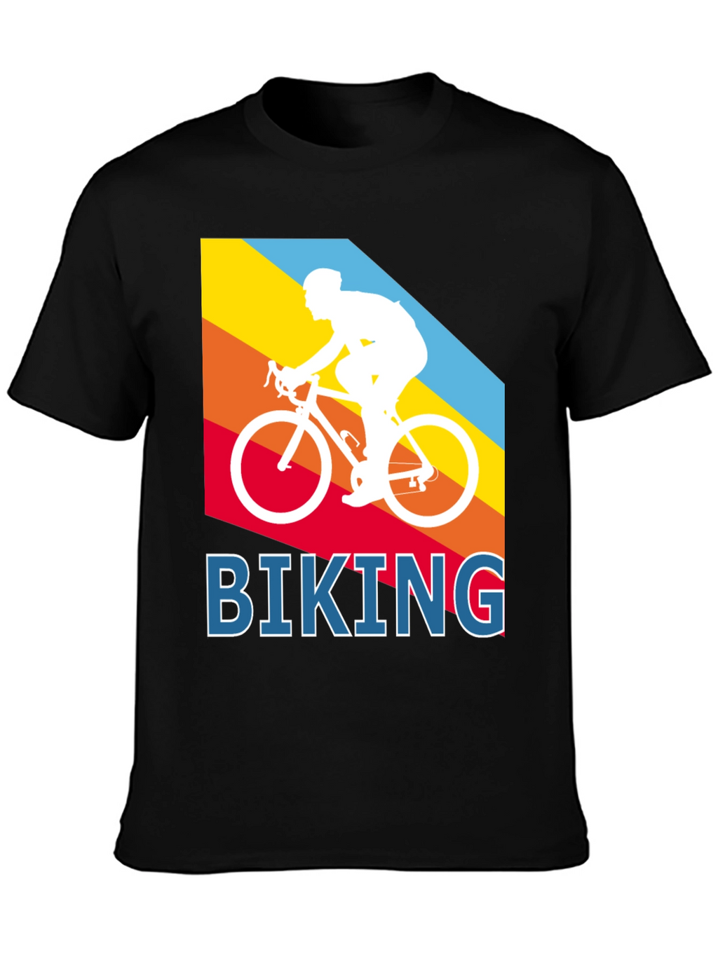 Mens Biking T-Shirt - Cycling Graphic Tee