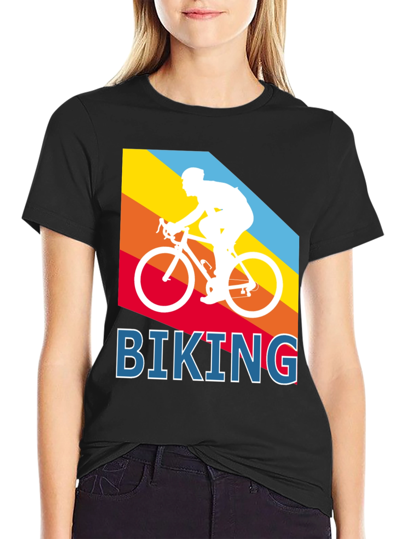 Mens Biking T-Shirt - Cycling Graphic Tee