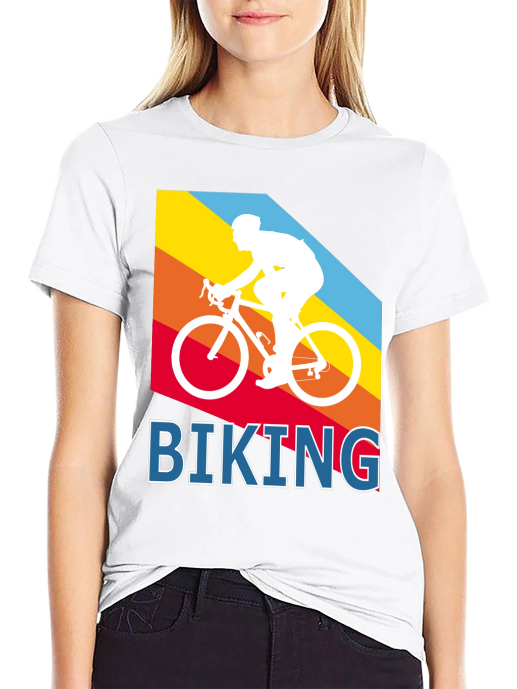 Mens Biking T-Shirt - Cycling Graphic Tee