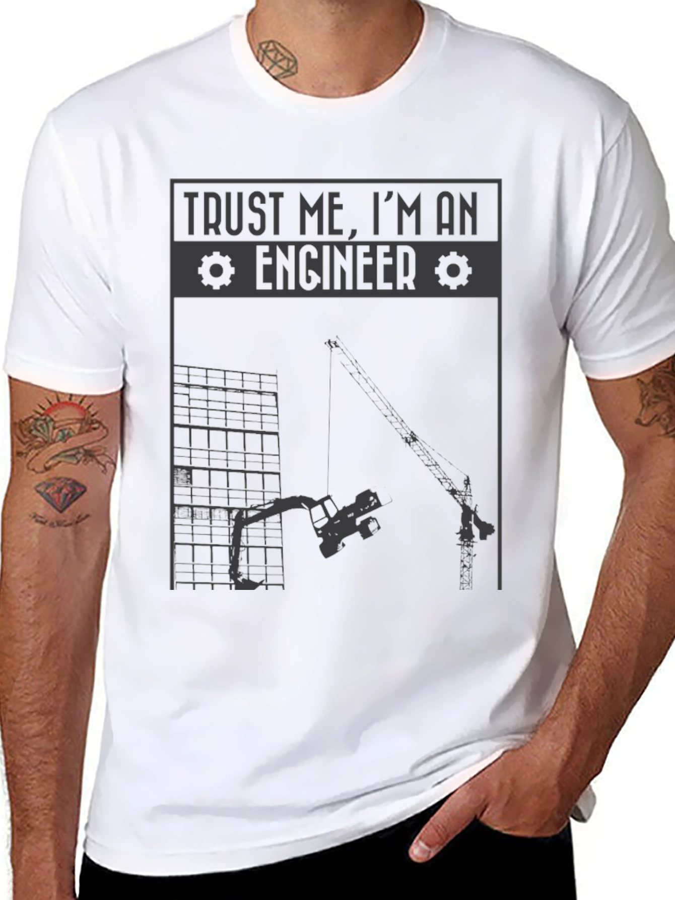 Trust Me Im an Engineer T-Shirt - Construction Tee