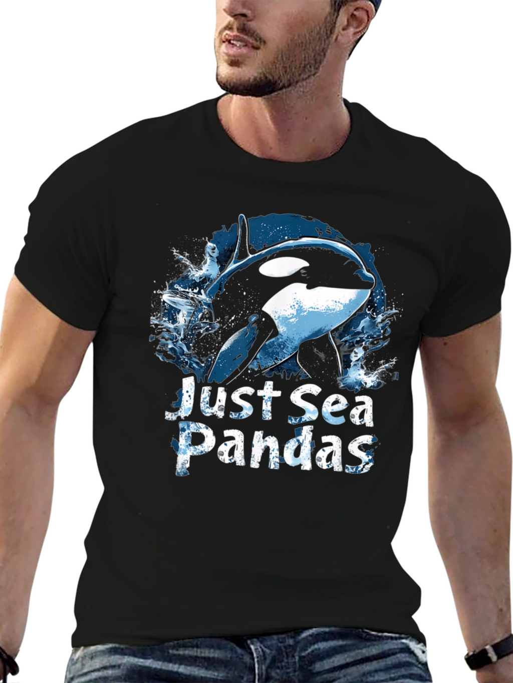 Just Sea Pandas Orca T-Shirt