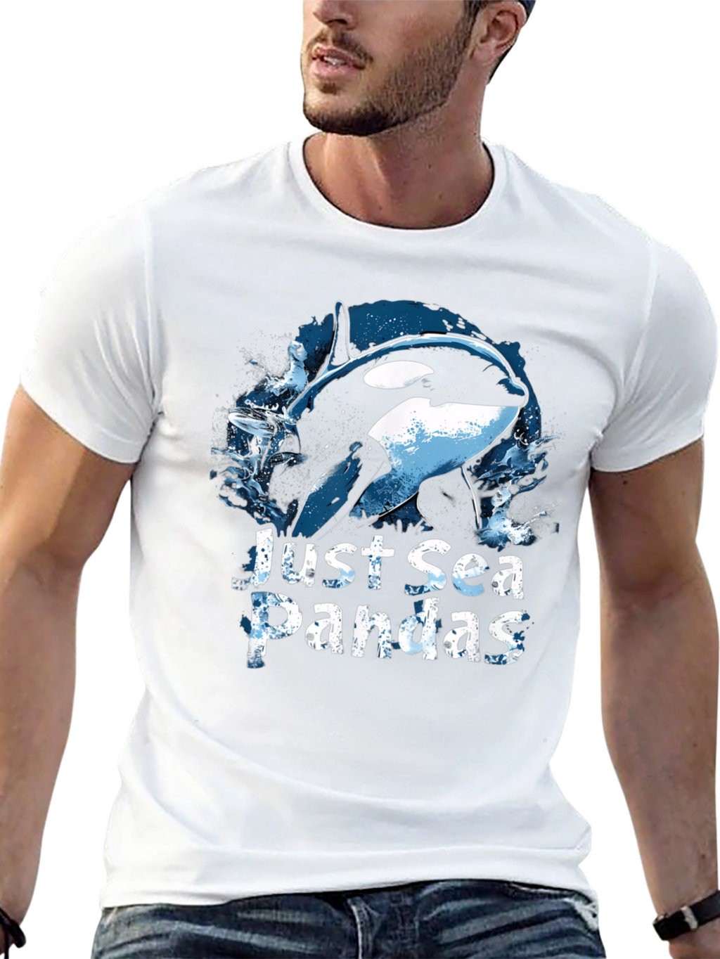 Just Sea Pandas Orca T-Shirt