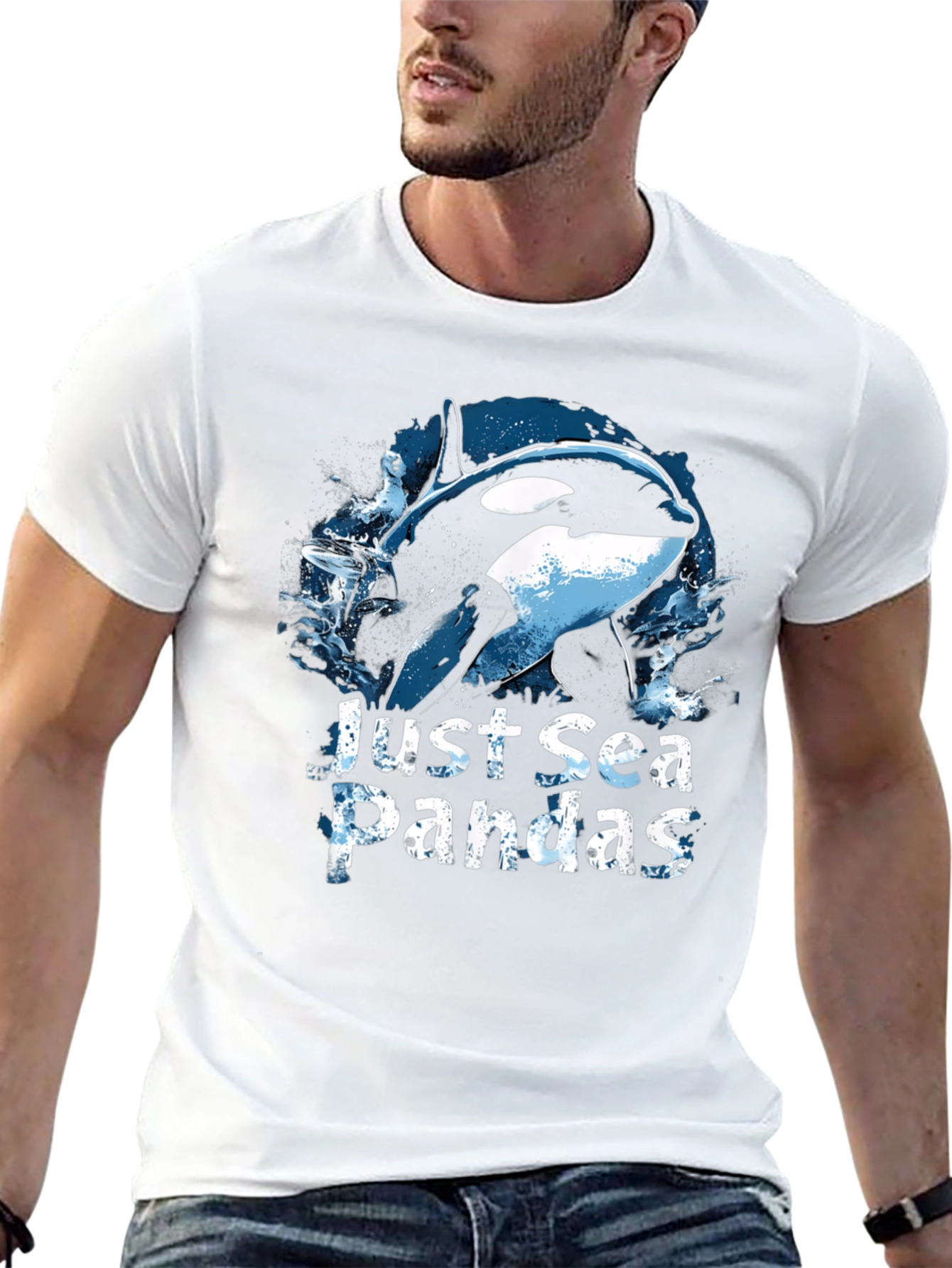 Just Sea Pandas Orca T-Shirt