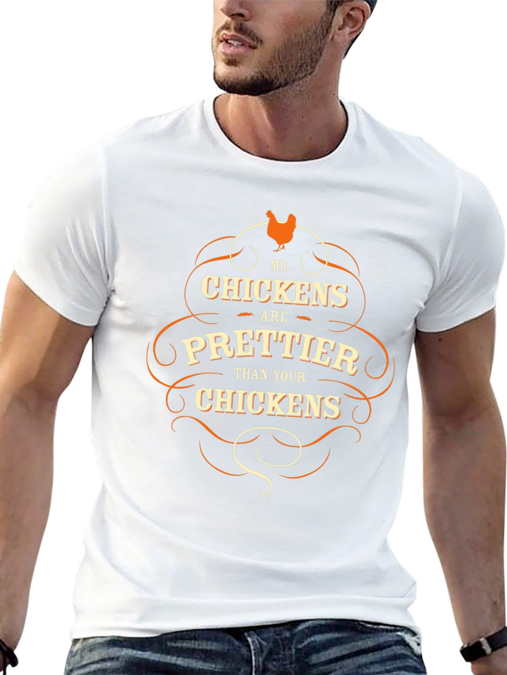Funny Chicken Lover T-Shirt - My Chickens are Prettier