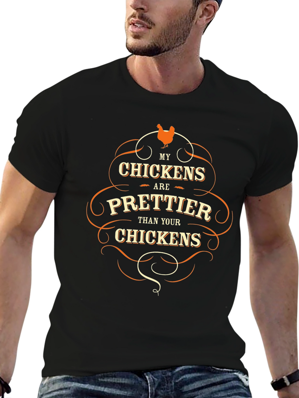 Funny Chicken Lover T-Shirt - My Chickens are Prettier