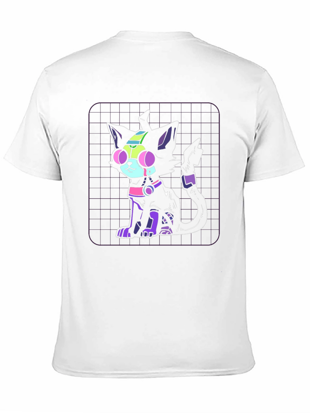 Cyberpunk Cat Graphic Tee