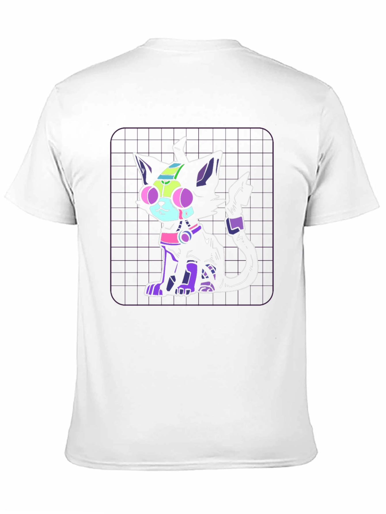Cyberpunk Cat Graphic Tee