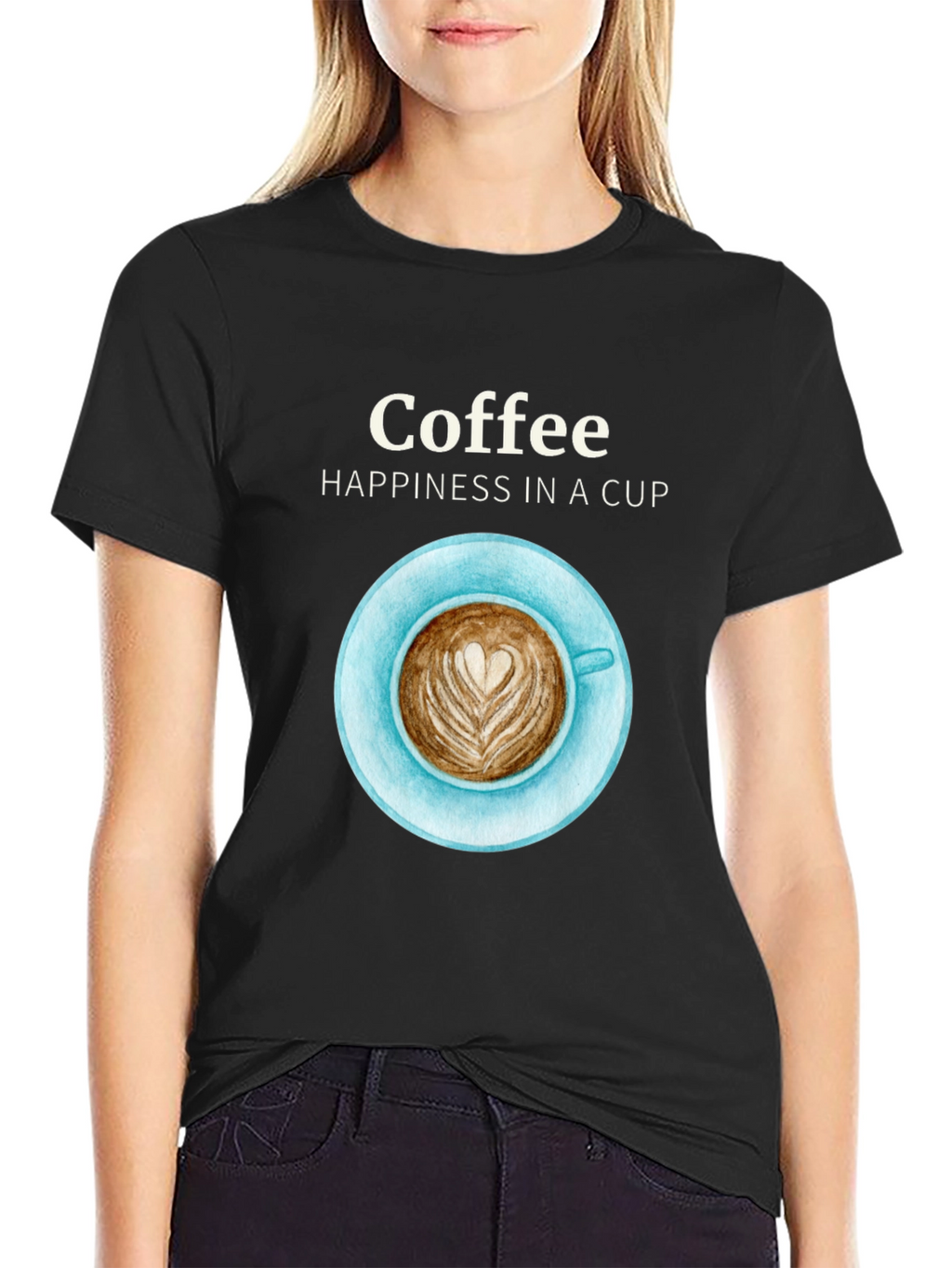 Coffee Happiness Graphic T-Shirt
