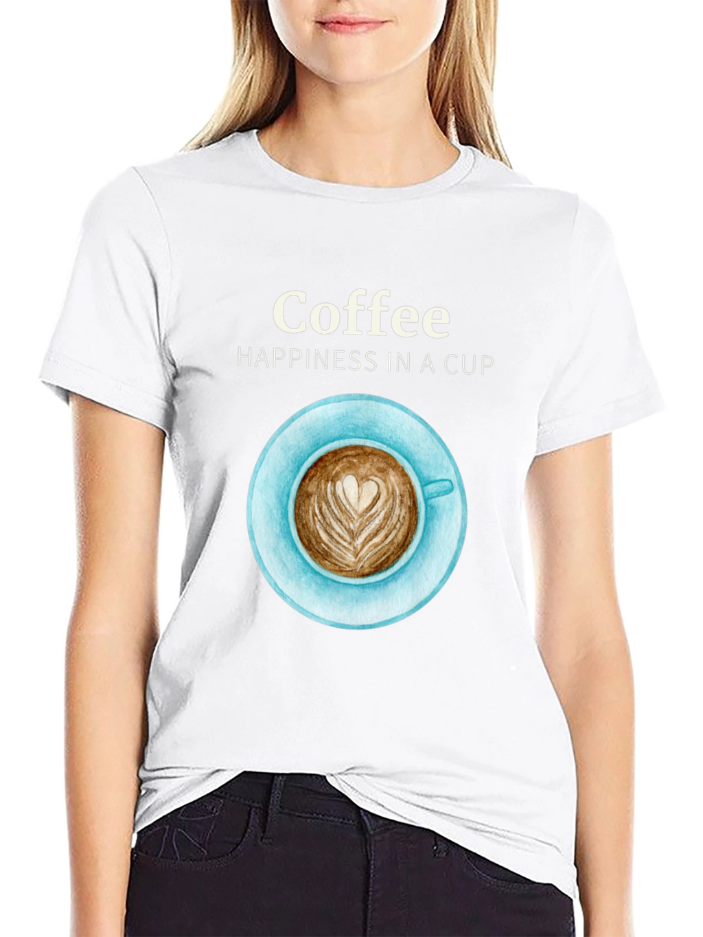 Coffee Happiness Graphic T-Shirt