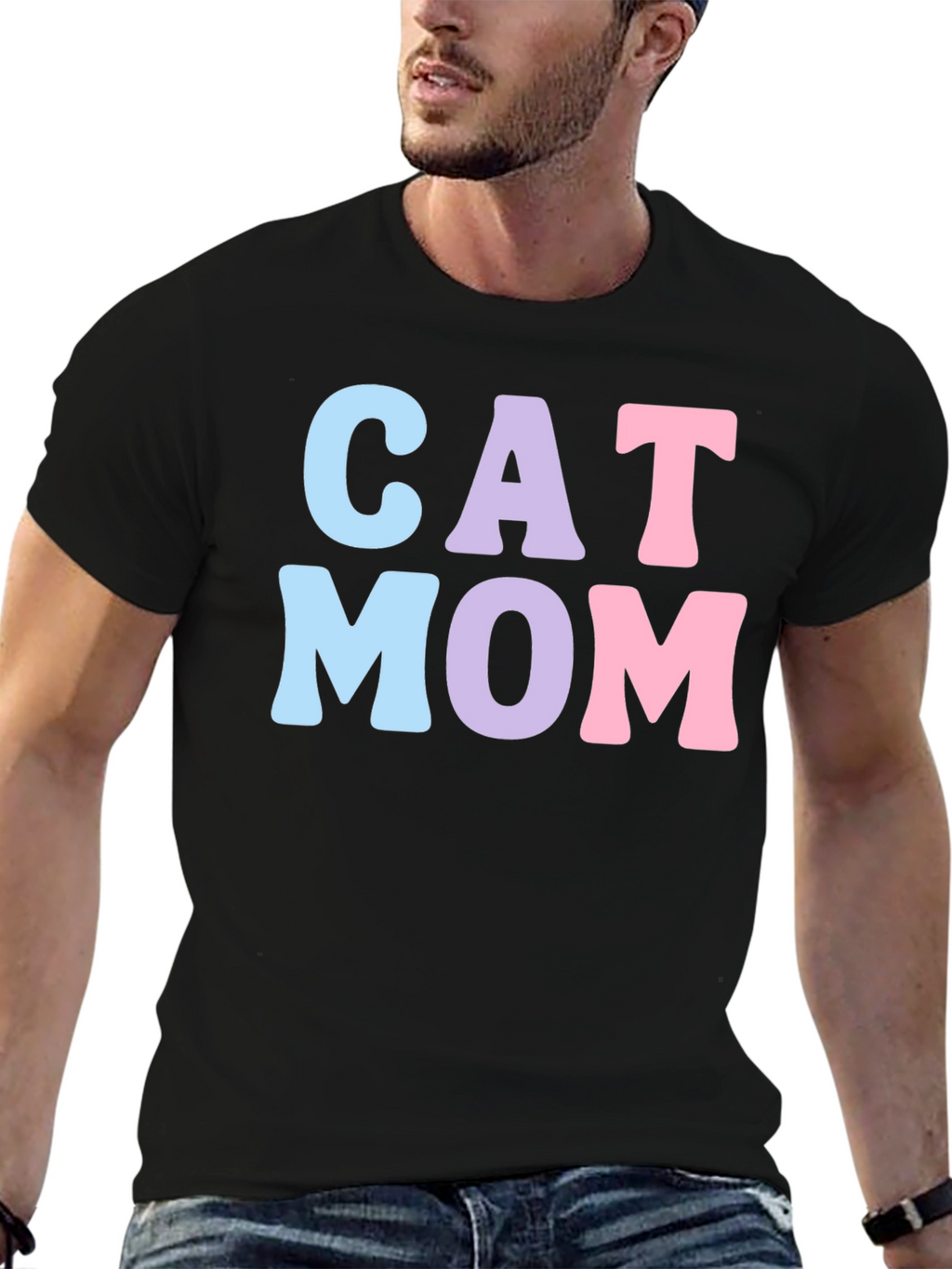 Cat Mom T-Shirt - Cute Pet Lover Apparel