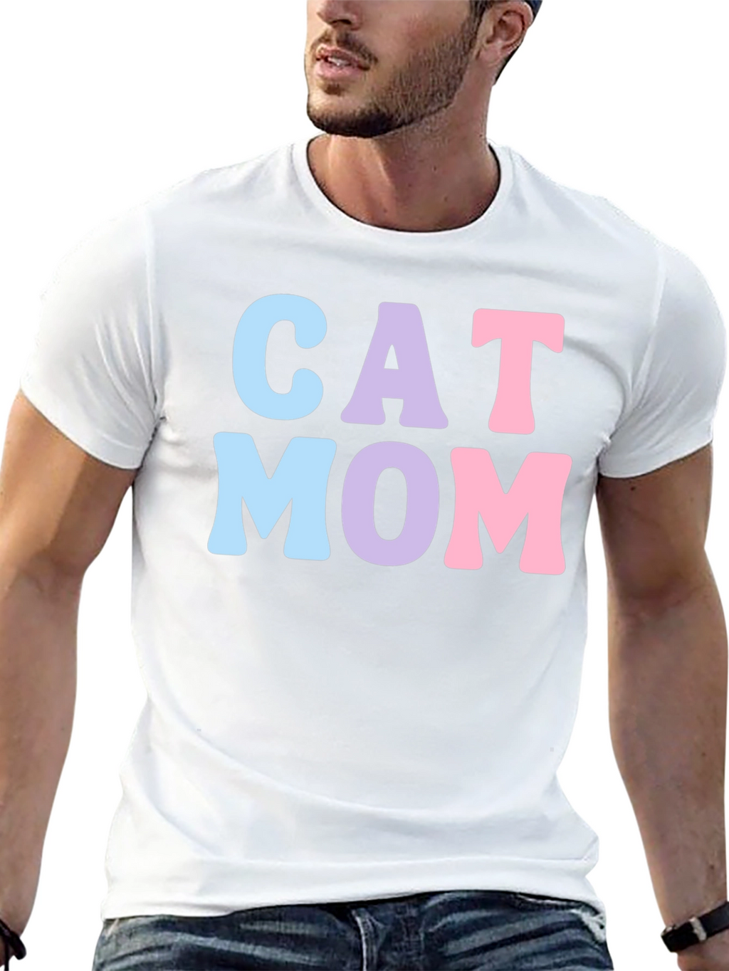 Cat Mom T-Shirt - Cute Pet Lover Apparel