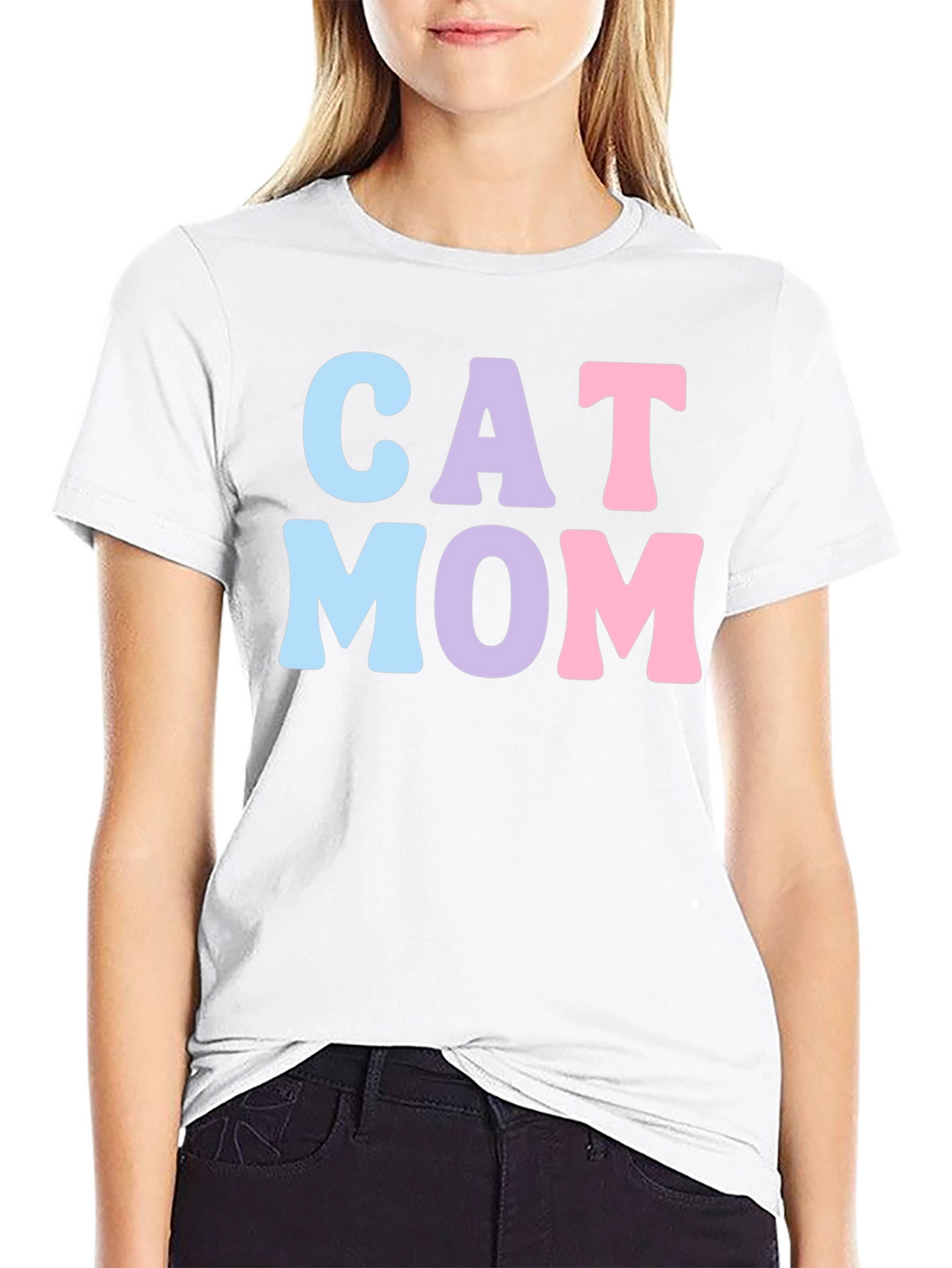 Cat Mom T-Shirt - Cute Pet Lover Apparel